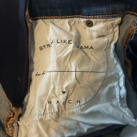 Hatch Collection Under The Bump Slim Maternity Iran in Blue - Picture 12 of 12